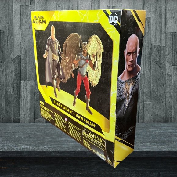 DC Black Adam & Hawkman 12" 1st Edition Action Figures 2 Pac 100% New Sealed - Picture 5 of 11